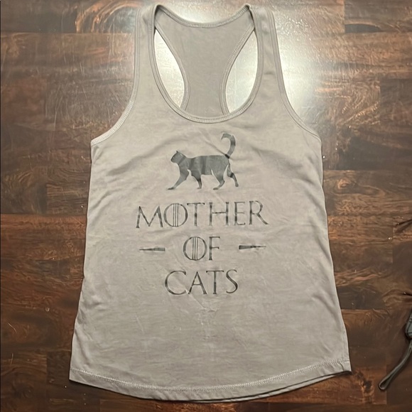 Gray 'Mother of Cats' Tank Top, Game of Thrones (GOT) style - Picture 2 of 7